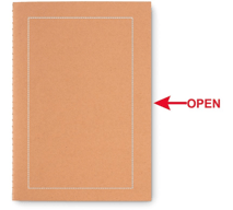 Carnet A4 sous couverture cartonnée